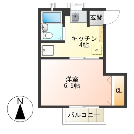 メモリーハイムⅠの物件間取画像